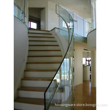 Frameless Glass Balustrade / Decorative Stair Railing